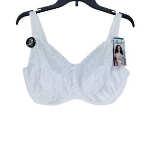 Playtex Secrets Bra Size 40DDD White Full Figure Underwire